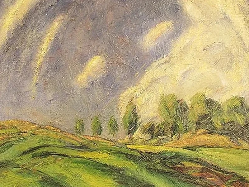 1884-Oszvald Toroczkai - Paesaggio